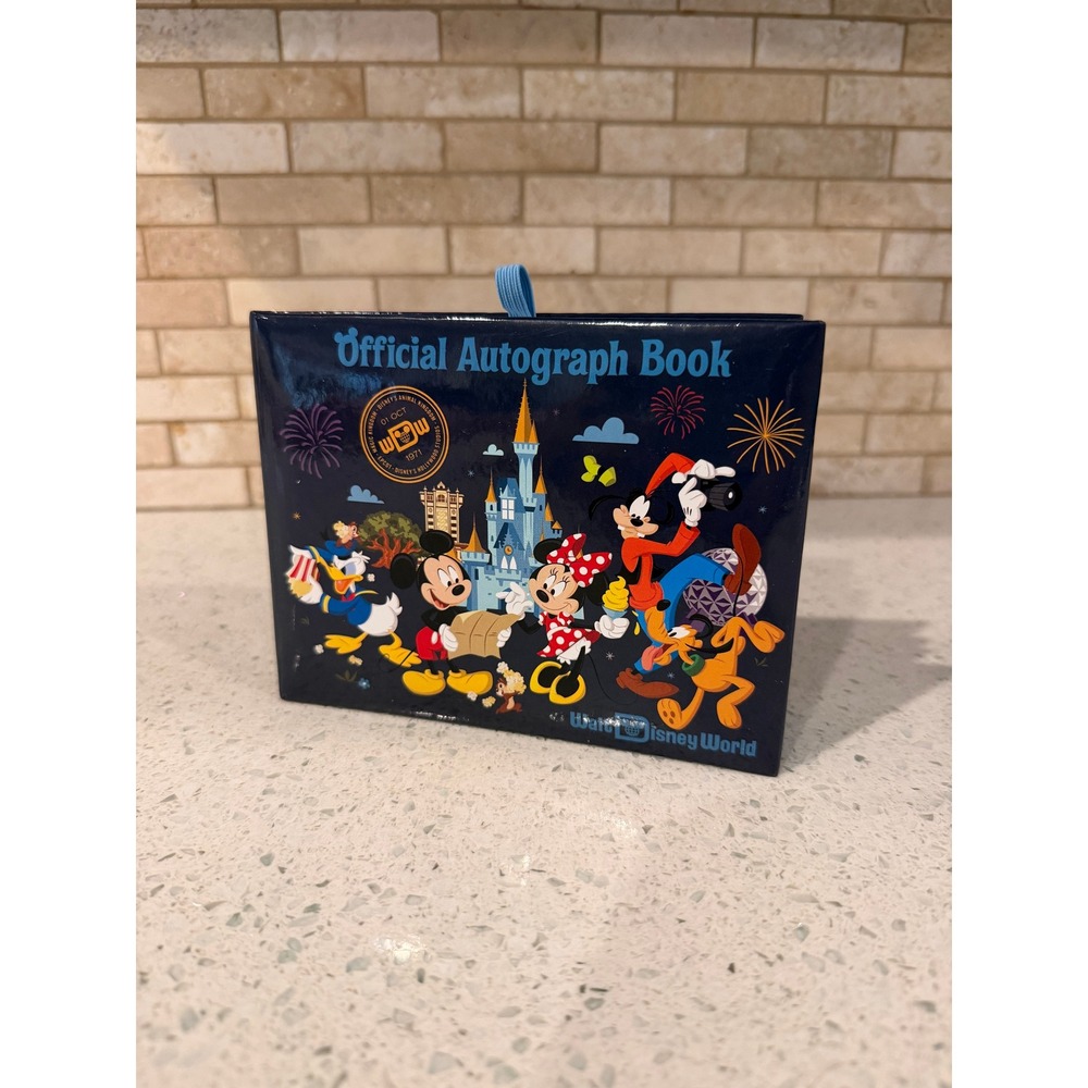 Walt Disney World Mickey Minnie Official Autograph Book Journal